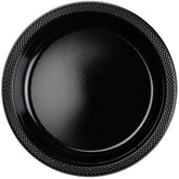 صحون بلاستيك اسود 10.25 انش 20 قطع